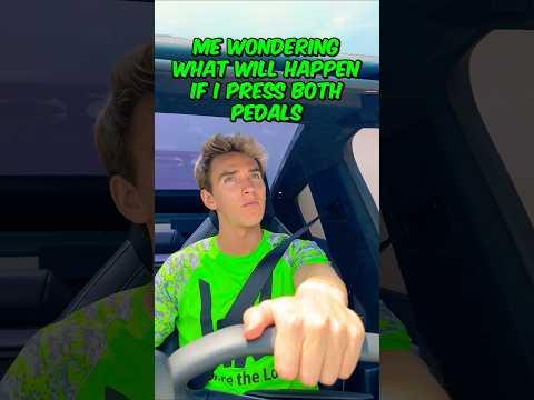 CYBERTRUCK explodes by pressing both pedals!!…
