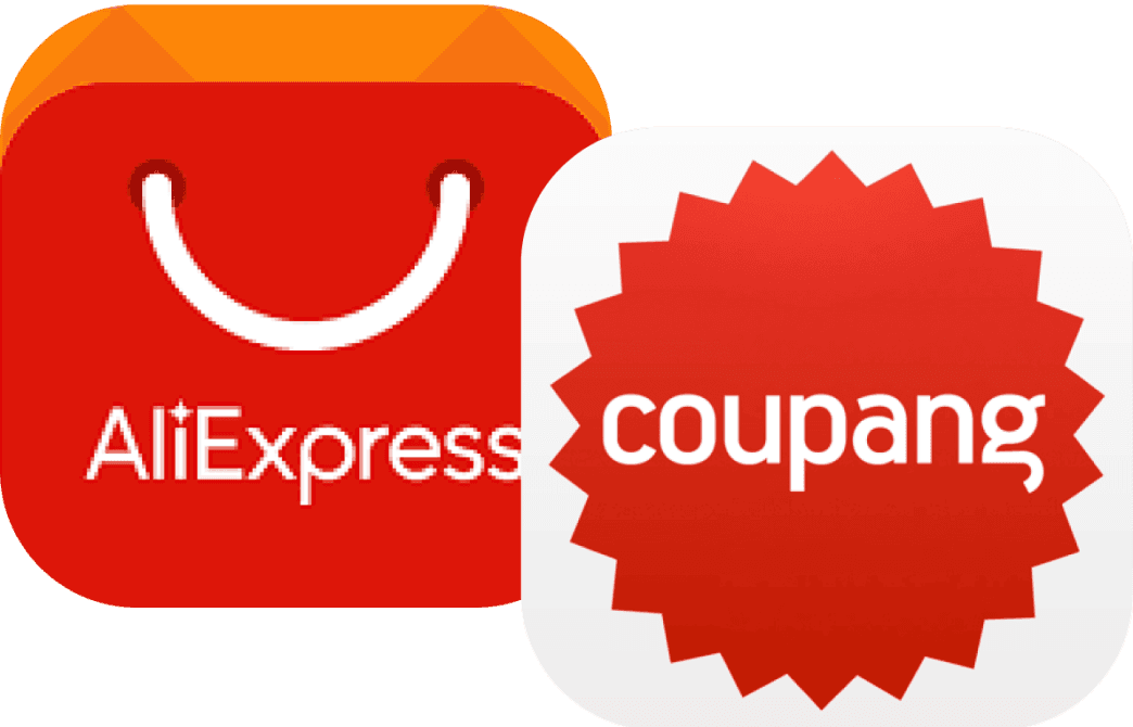 AliExpress and coupang image